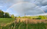 Rainbow across the property
