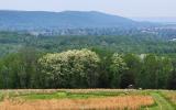 Zoom on the views of Oley Valley from the villa's deck