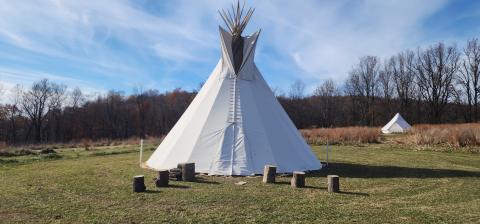 24 foot traditional tipi tent